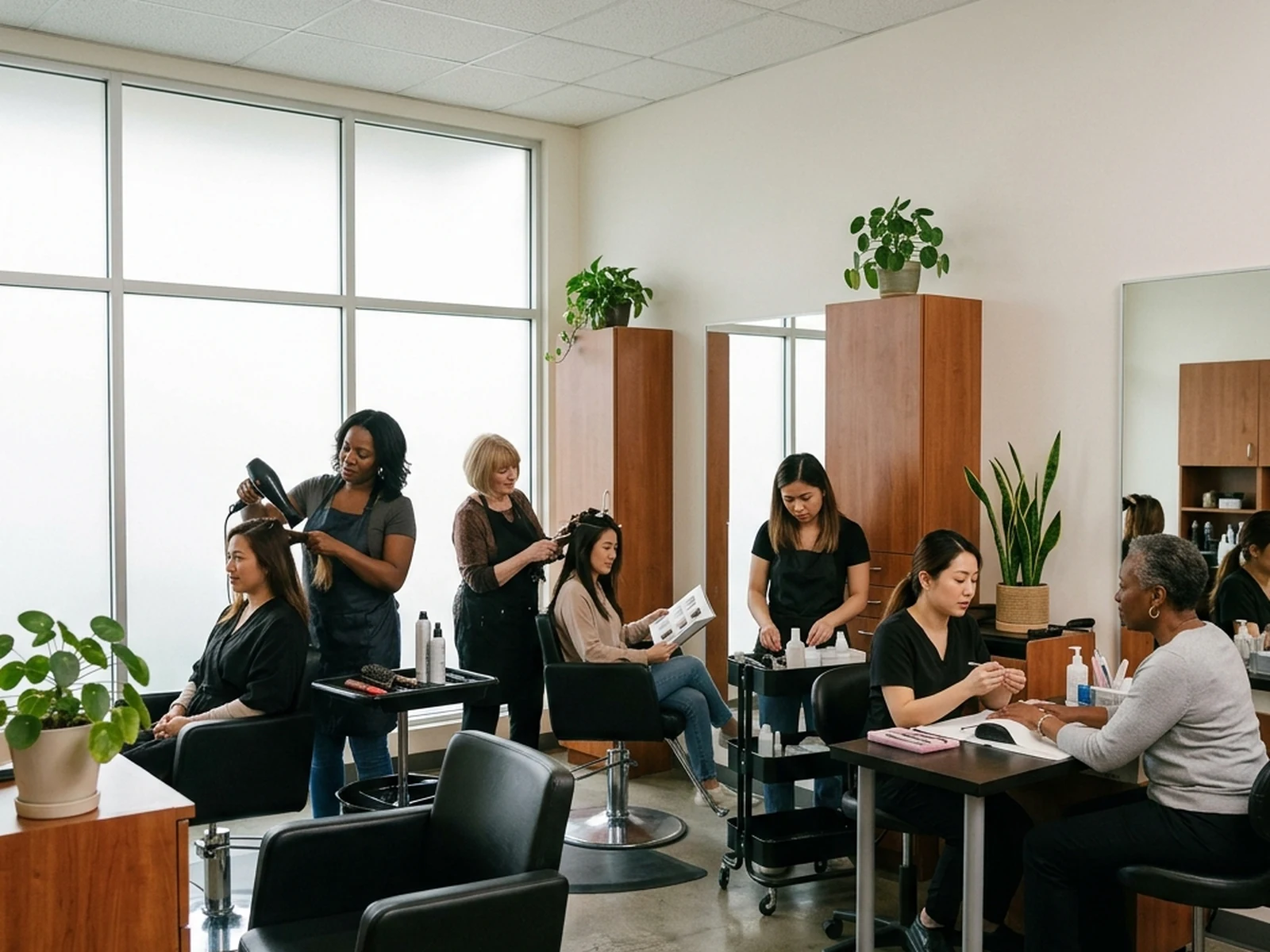 Multicultural salon with hair and nail services in Burnaby