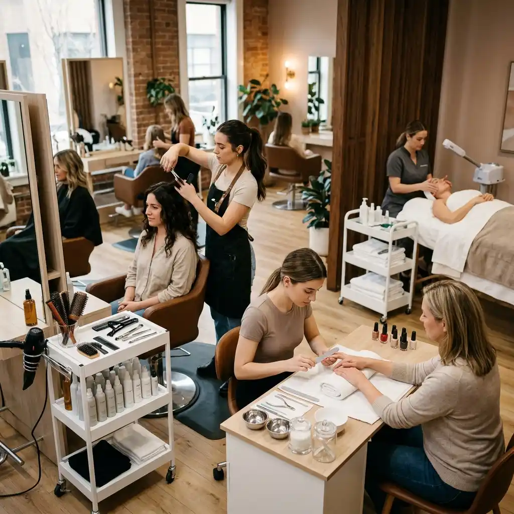 Nail Salons services at salons in Canada