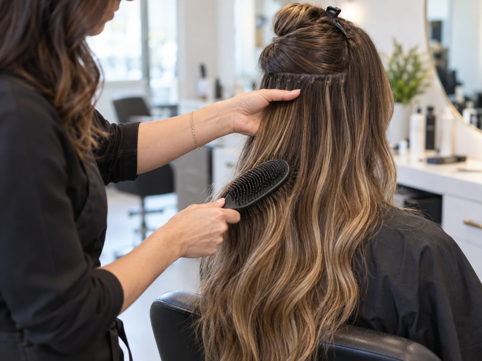 Hair Extension Aftercare: How to Wash, Brush and Protect Extensions article illustration