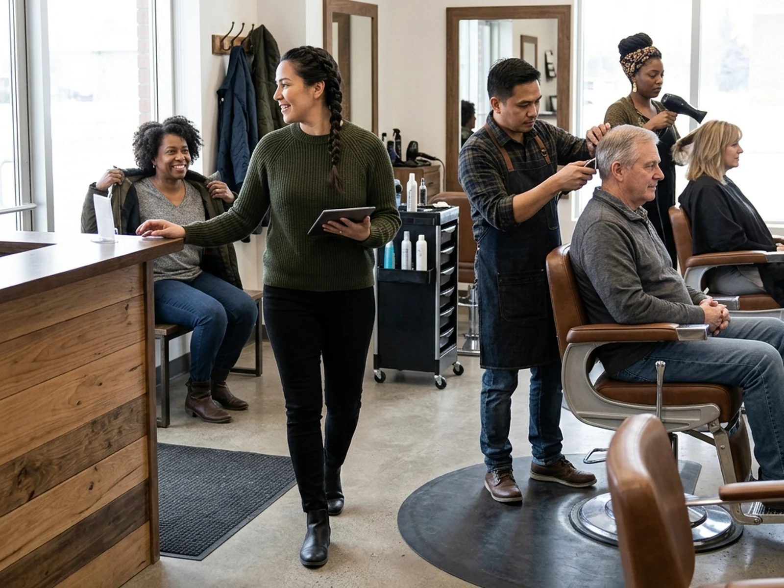Community salon with active hair services in Red Deer
